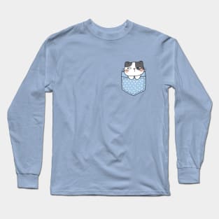 Cute Pocket Kitty V4 Long Sleeve T-Shirt